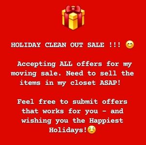 🎁 HOLIDAY CLEANOUT SALE - All Items Must Go!